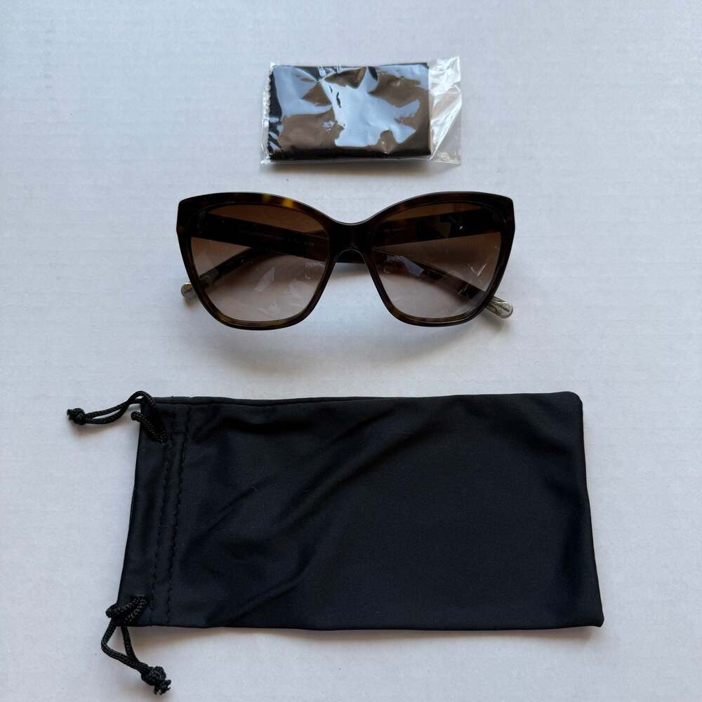 Dolce & Gabbana DG4114 502/13 Havana Gradient Cat Eye Sunglasses